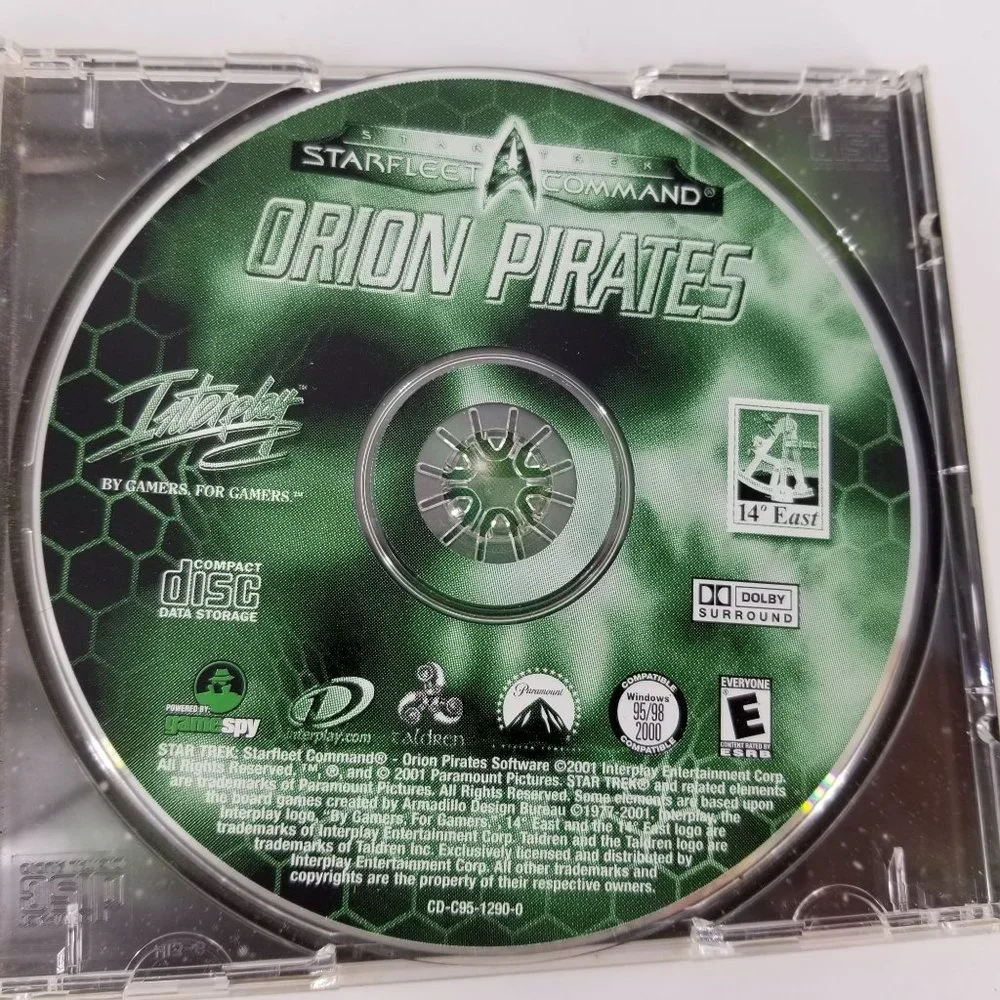 Star Trek StarFleet Command Orion Pirates Expansion PC CD Rom Game Windows 2001